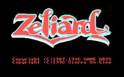 Zeliard for IBM PC/Compatibles - Title screen 1.