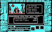 Zeliard for IBM PC/Compatibles - Care to buy a weapon?