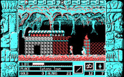 Zeliard for IBM PC/Compatibles - An underground town.