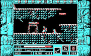 Zeliard for IBM PC/Compatibles - Outside the entrance to a town.