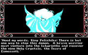 Zeliard for IBM PC/Compatibles - The guardian spirit speaks...