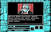 Zeliard for IBM PC/Compatibles - The king gives you some money to start out.