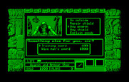 Zeliard for IBM PC/Compatibles - Buying some weapons.