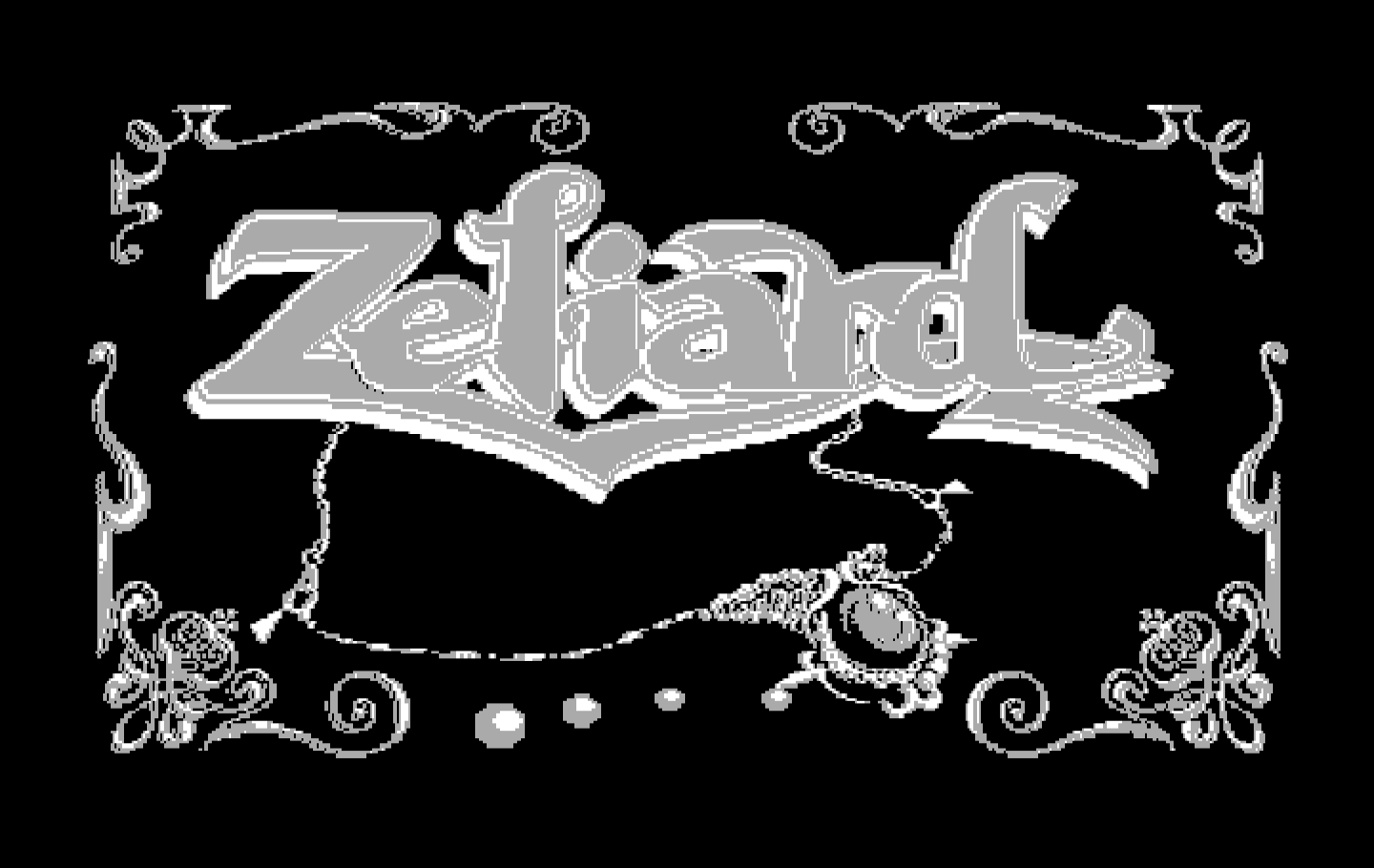Zeliard IBM PC/Compatibles Screenshot: Title screen 2.