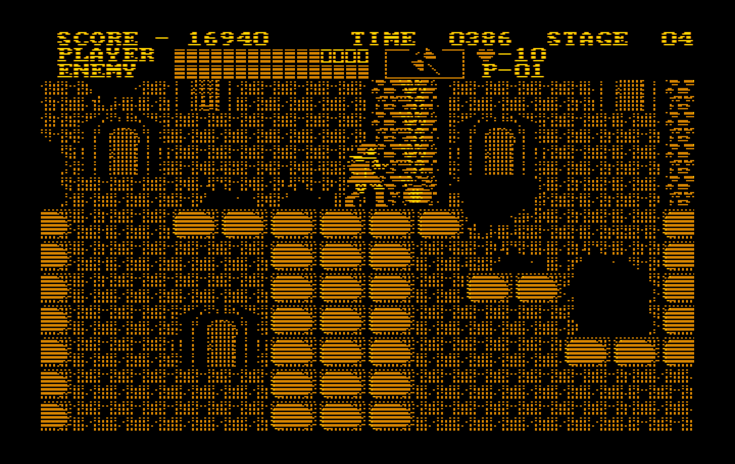 Castlevania IBM PC/Compatibles Screenshot: Collect the money bags for extra points.