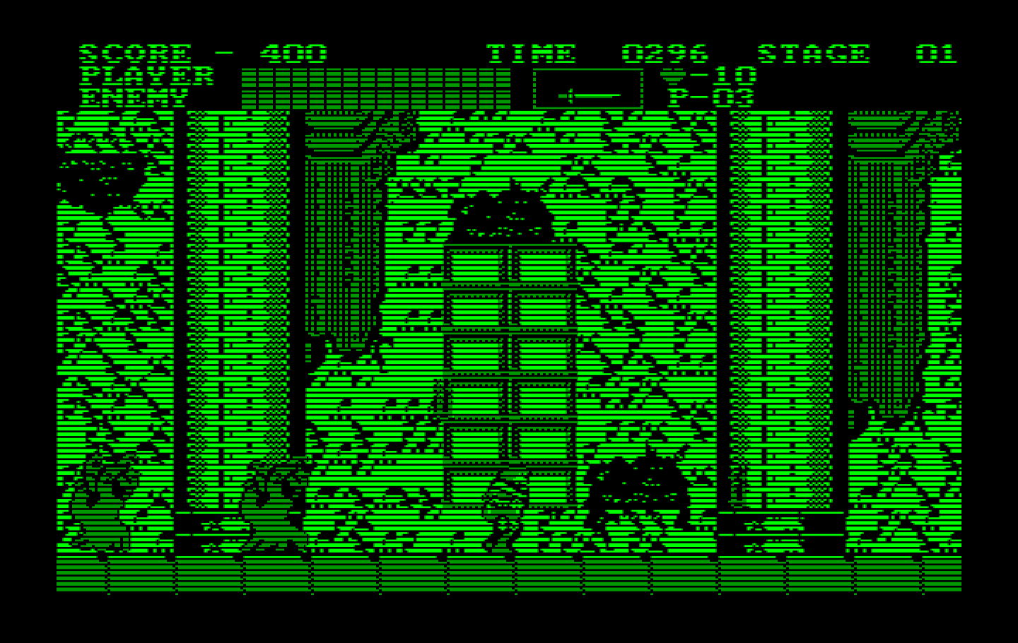 Castlevania IBM PC/Compatibles Screenshot: Watch out for ghosts!