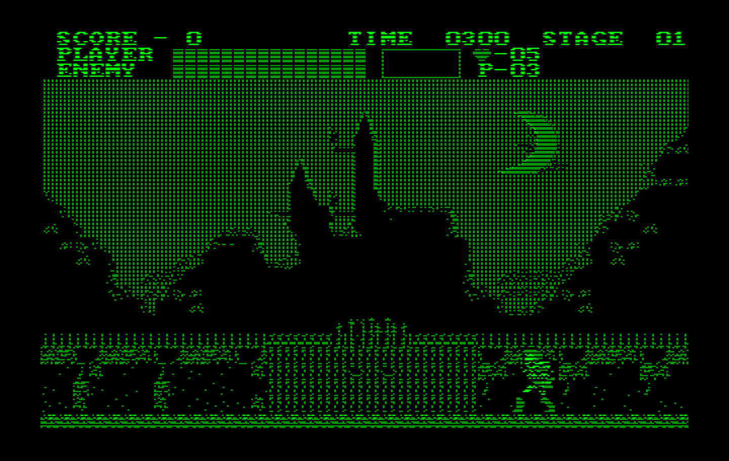 Castlevania IBM PC/Compatibles Screenshot: Starting a new game.