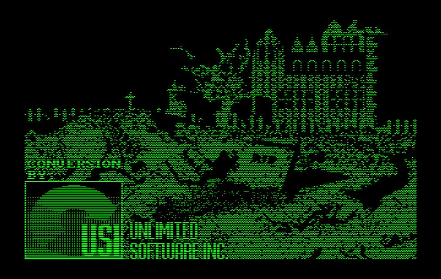Castlevania IBM PC/Compatibles Screenshot: Developer logo.
