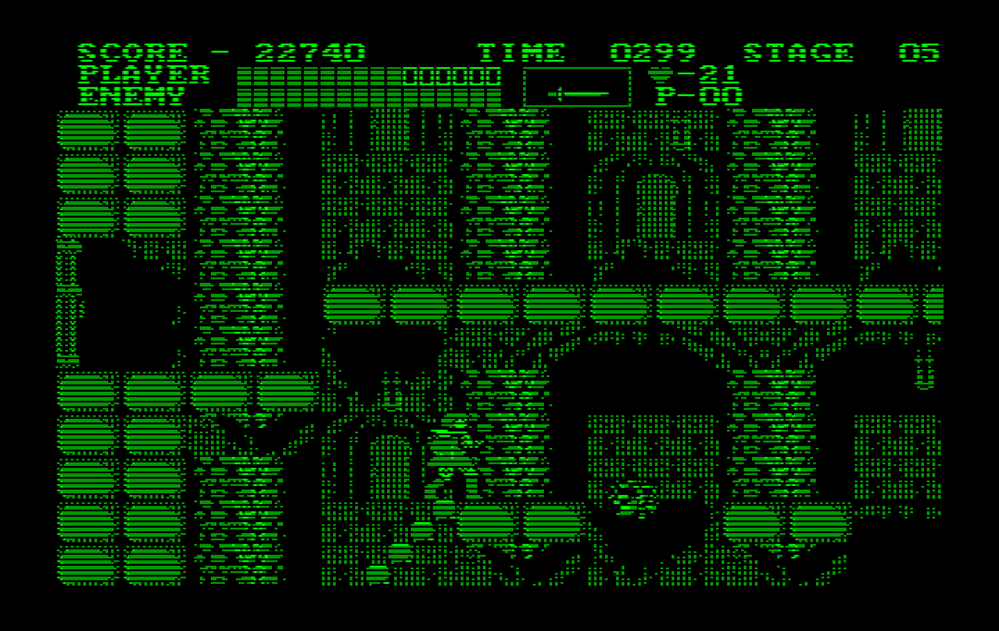 Castlevania IBM PC/Compatibles Screenshot: Watch out for the flying Medusa heads!