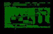 Castlevania for IBM PC/Compatibles - At the end of each level a map shows your progress.