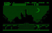 Castlevania for IBM PC/Compatibles - Starting a new game.