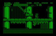 Castlevania for IBM PC/Compatibles - In this section creatures jump out of the water from below.