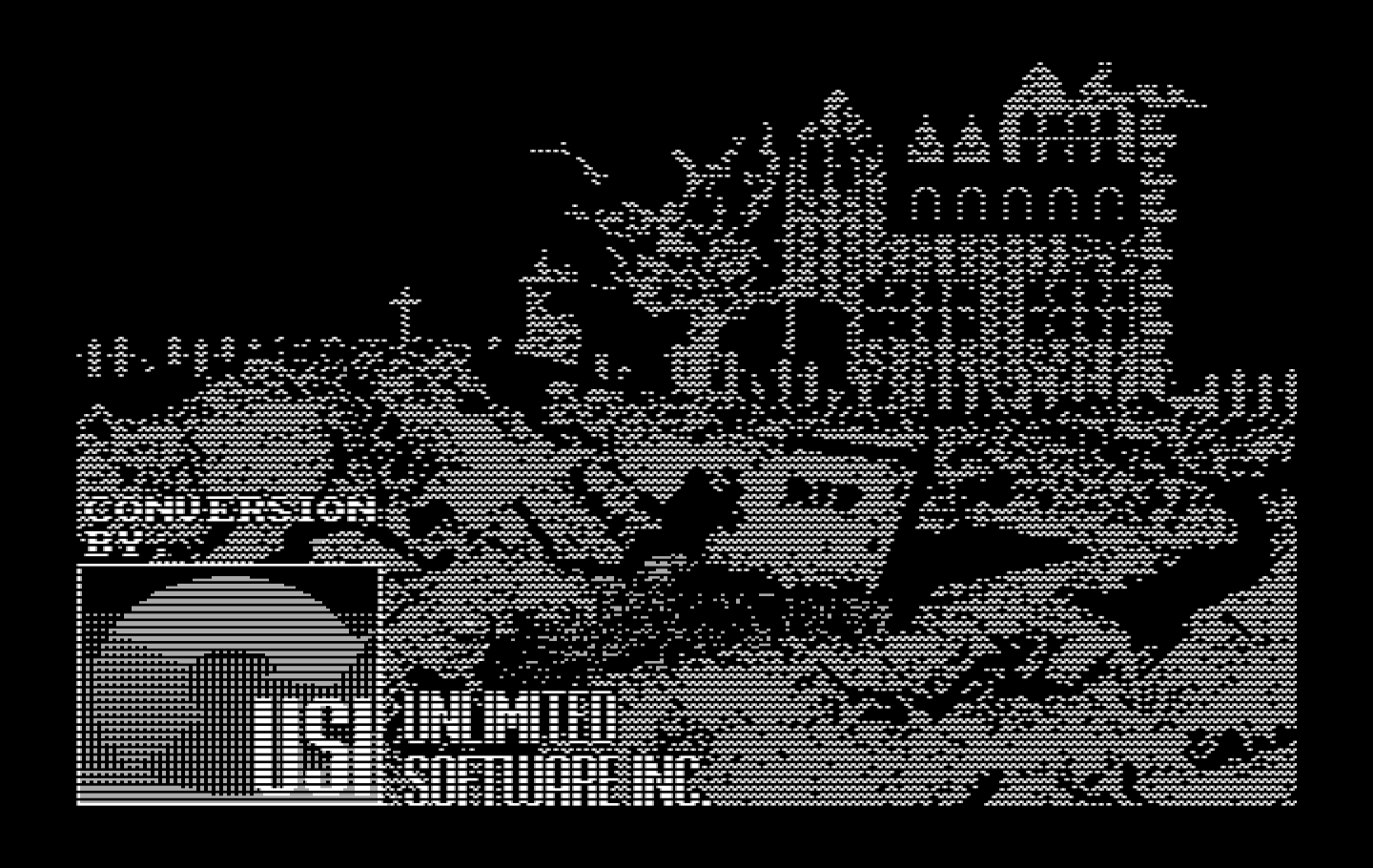 Castlevania IBM PC/Compatibles Screenshot: Developer logo.