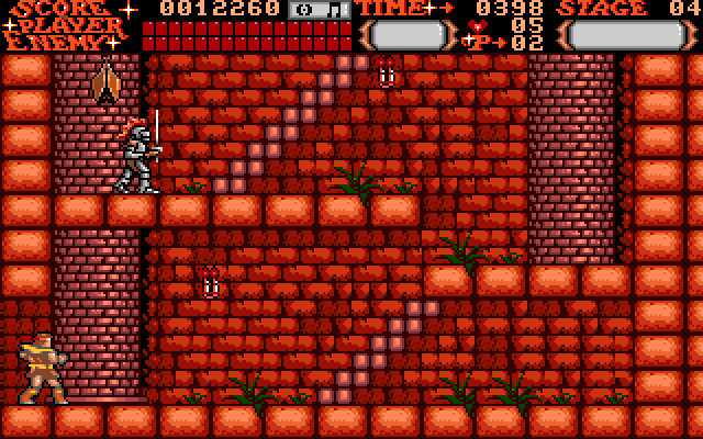 Castlevania Amiga Screenshot: This is the start of the second level...