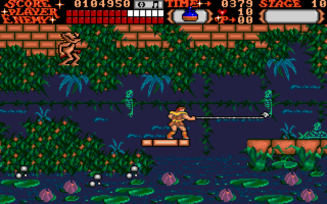 Castlevania Amiga Screenshot: Start of the fourth level.