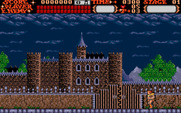 Castlevania for Amiga - Game start; entering the castle!