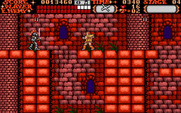 Castlevania for Amiga - There are a lot of gaps in the platforms on this level...