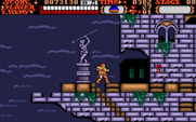 Castlevania for Amiga - Climbing my way up the castle...