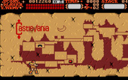 Castlevania for Amiga - The first part of the map...