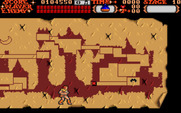Castlevania for Amiga - The right half of the castle map.