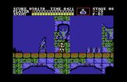 Castlevania for Commodore 64 - Watch out for the fast moving Medusa heads!