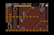 Castlevania for Commodore 64 - Start of level two.