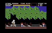 Castlevania for Commodore 64 - New game starting location.