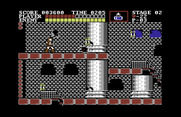 Castlevania for Commodore 64 - Avoid the bats.