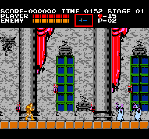 Castlevania Arcade Screenshot: Some ghosts show up...