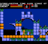 Castlevania for Arcade - Another skeleton blocks the path...