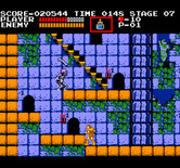 Castlevania for Arcade - Skeletons throw bones at you...