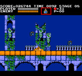 Castlevania for Arcade - Knocked down by more Medusa heads.