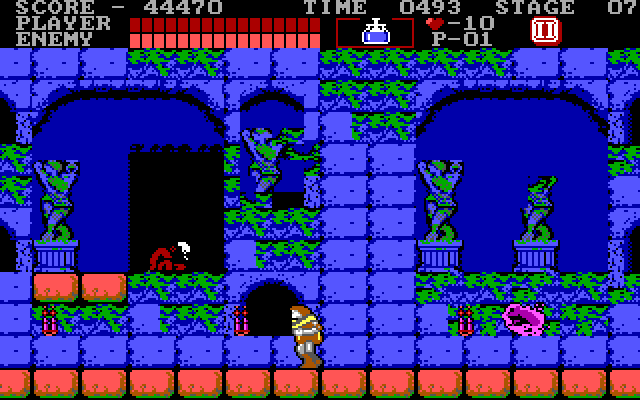 Castlevania IBM PC/Compatibles Screenshot: Beginning of the third level.