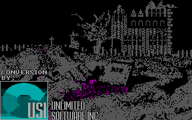 Castlevania IBM PC/Compatibles Screenshot: Introduction / credits.