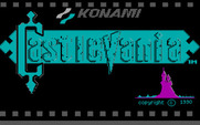 Castlevania for IBM PC/Compatibles - Title screen.