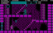 Castlevania for IBM PC/Compatibles - Beginning of the second level.