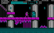 Castlevania for IBM PC/Compatibles - Enemies jump out of the water in this section.