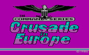 Crusade in Europe for IBM PC/Compatibles - Title screen.