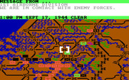 Crusade in Europe for IBM PC/Compatibles - We are in contact with enemy forces.