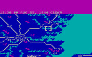 Crusade in Europe for IBM PC/Compatibles - Beginning a scenario.