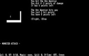 Caverns of Zoarre for IBM PC/Compatibles - Battle in progress...
