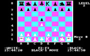Chess Partner for IBM PC/Compatibles - Black's move...