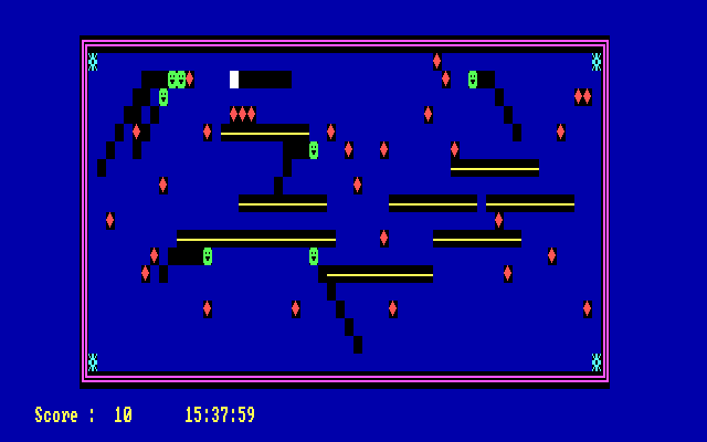 Chase IBM PC/Compatibles Screenshot: Starting the game.