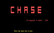 Chase for IBM PC/Compatibles - Title screen.
