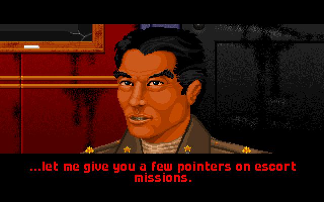 Wing Commander IBM PC/Compatibles Screenshot: Time for some more escort missions...