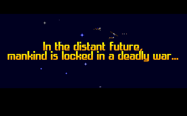 Wing Commander IBM PC/Compatibles Screenshot: Game introduction.