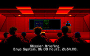 Wing Commander for IBM PC/Compatibles - Mission briefing begins...