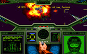 Wing Commander for IBM PC/Compatibles - Enemy fighter destroyed!