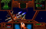 Wing Commander for IBM PC/Compatibles - This type of Kilrathi fighter is very fast!