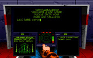 Wing Commander for IBM PC/Compatibles - The game begin...enter your name.
